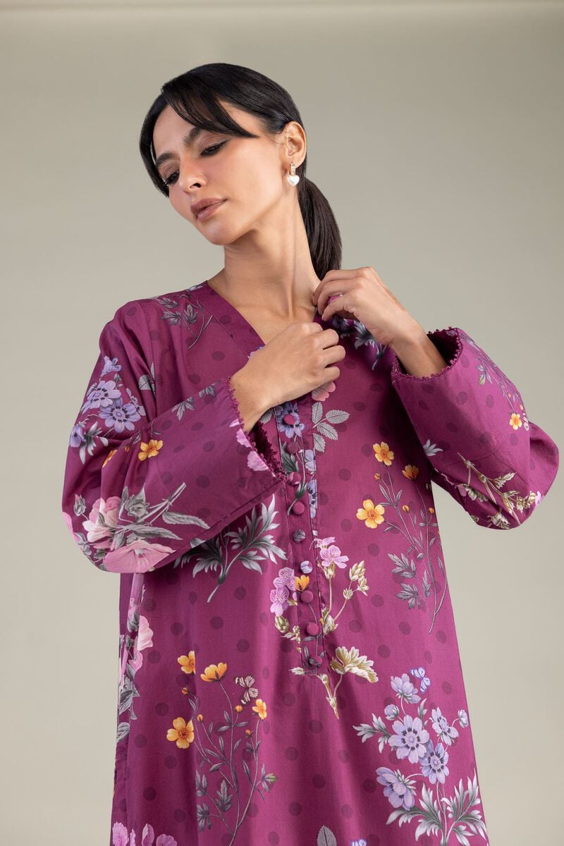 Floral Cambric Kurta