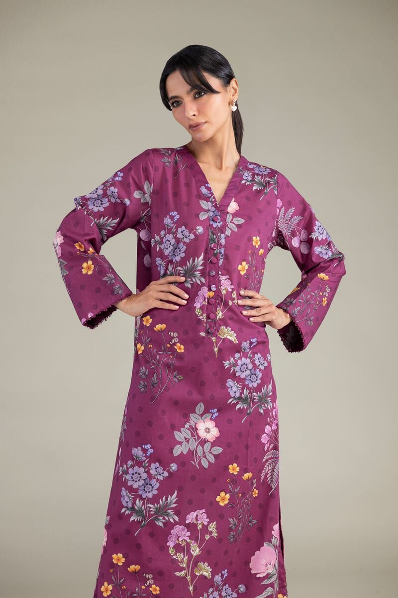 Floral Cambric Kurta
