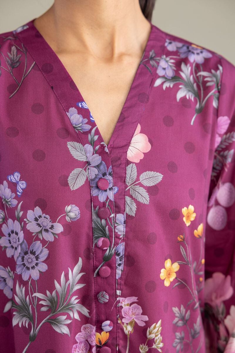 Floral Cambric Kurta