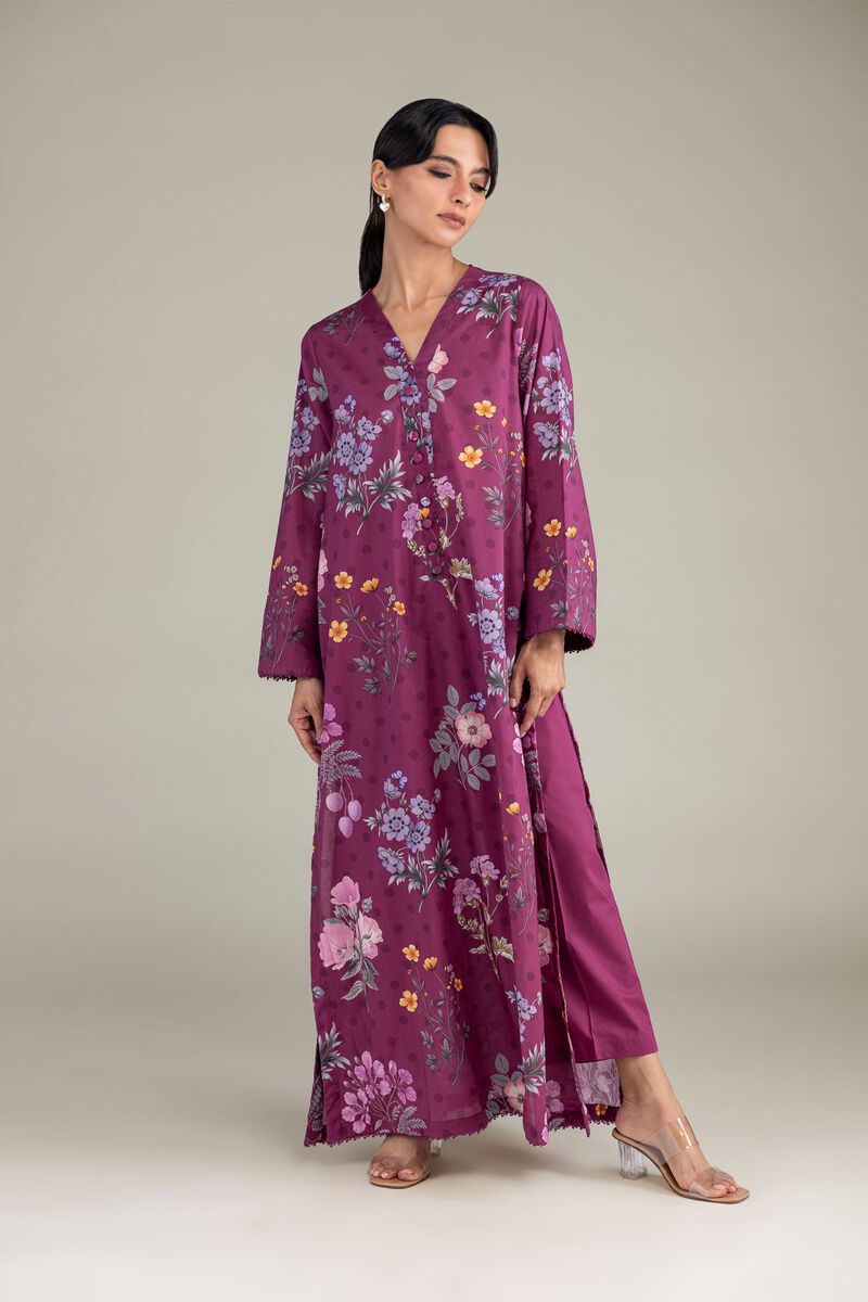 Floral Cambric Kurta