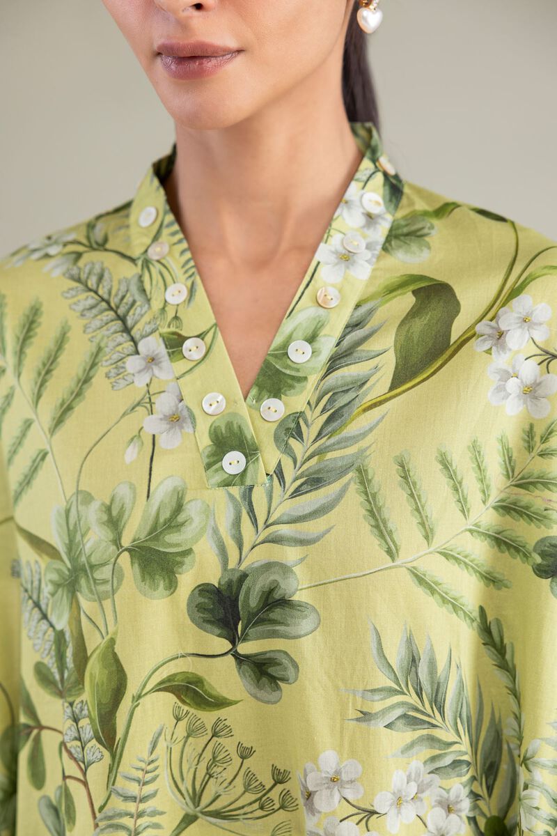 Floral Longline Kurta