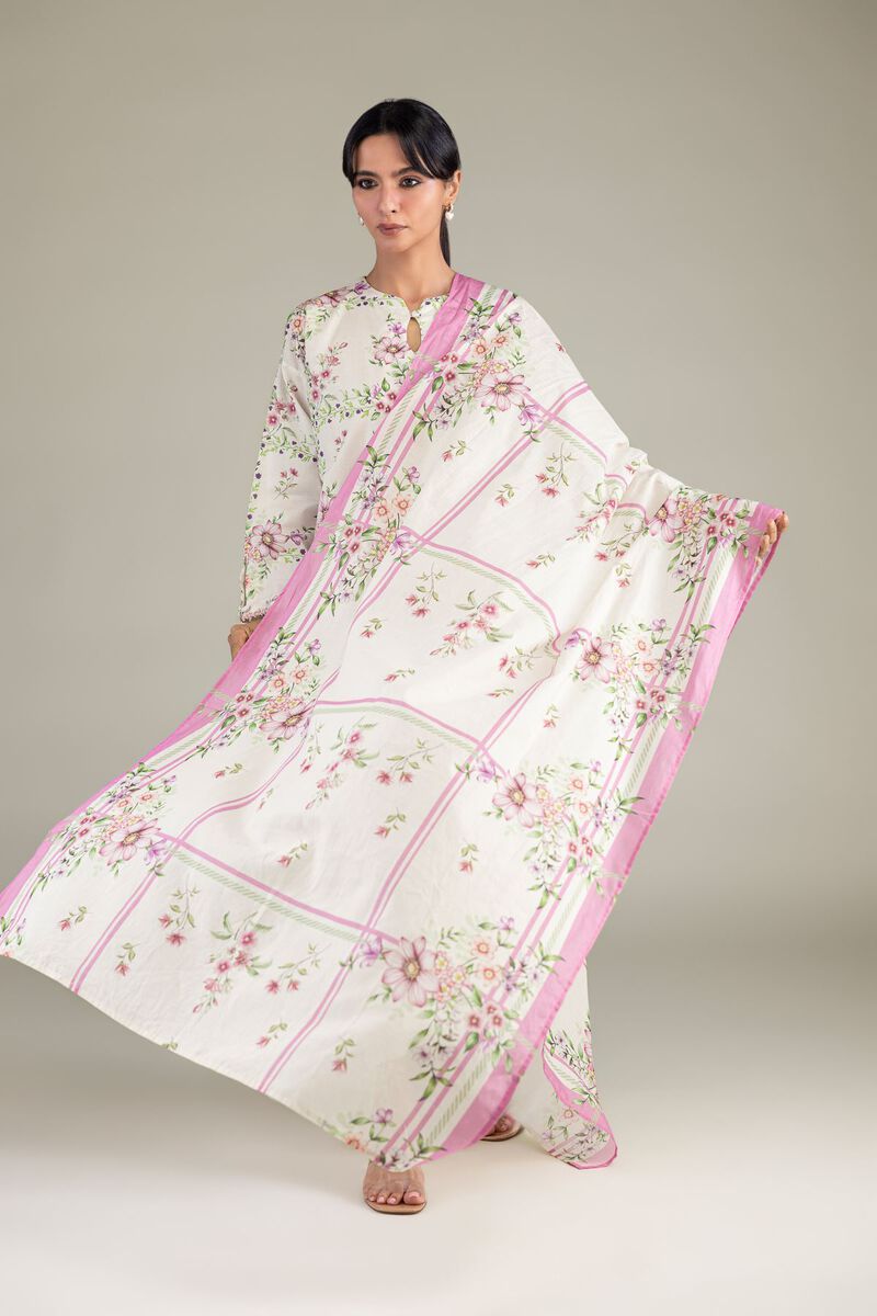 Floral Lawn Dupatta