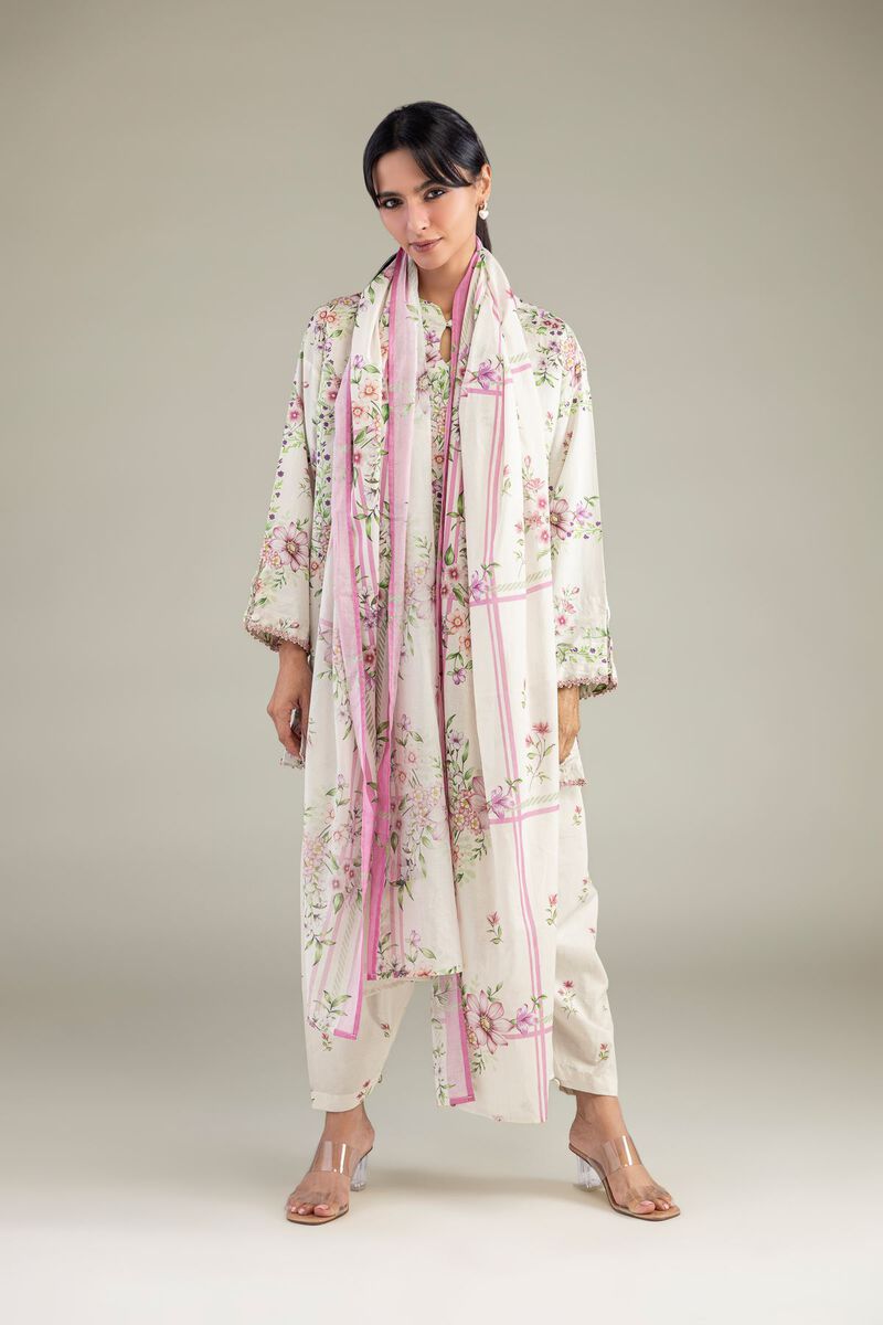 Floral Lawn Dupatta
