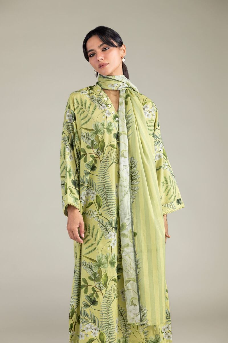 Floral Lawn Dupatta