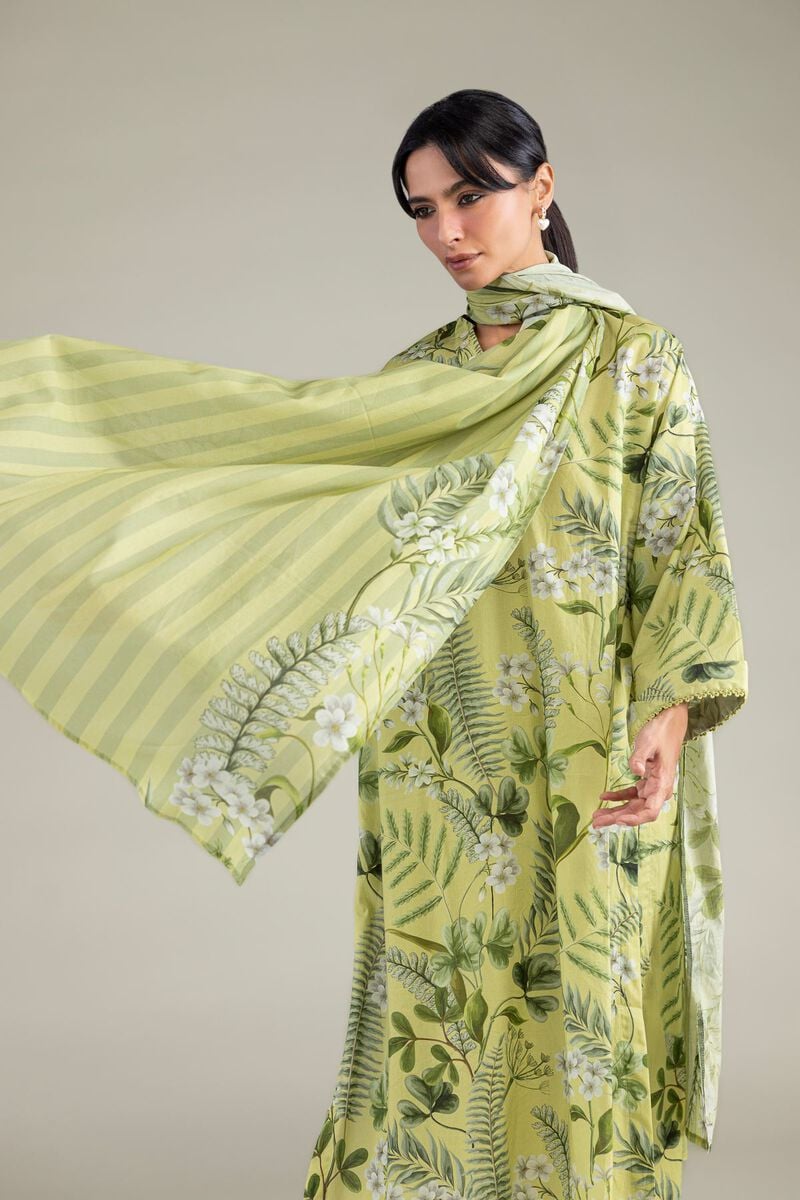 Floral Lawn Dupatta