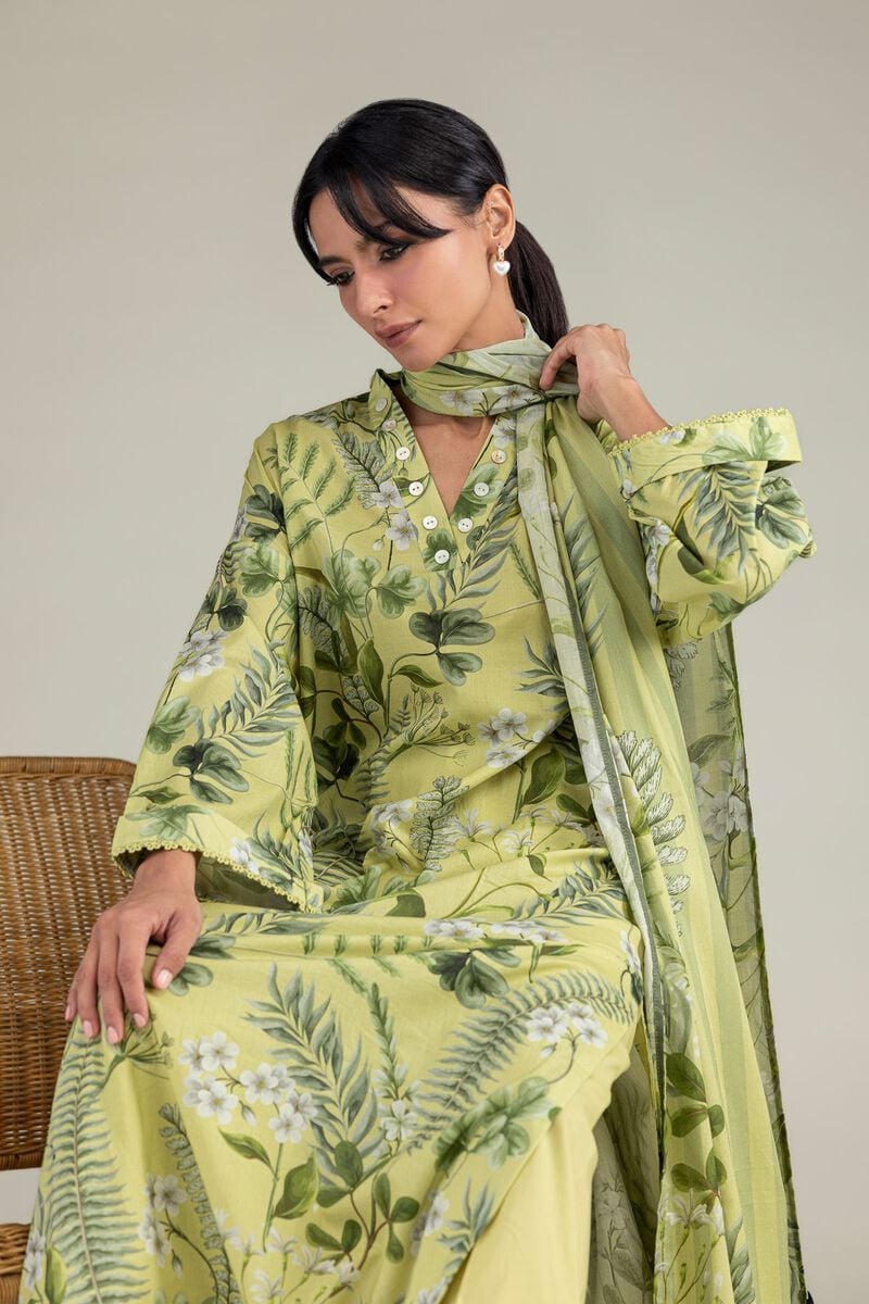 Floral Lawn Dupatta