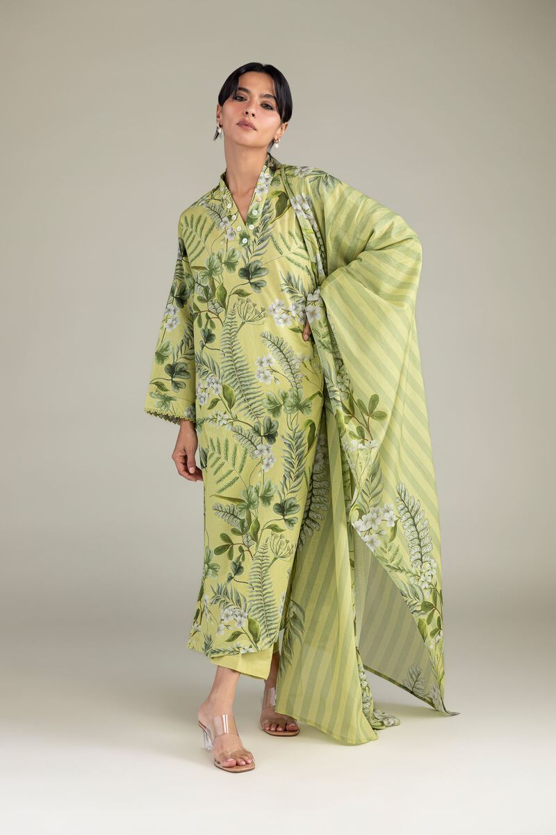 Floral Lawn Dupatta