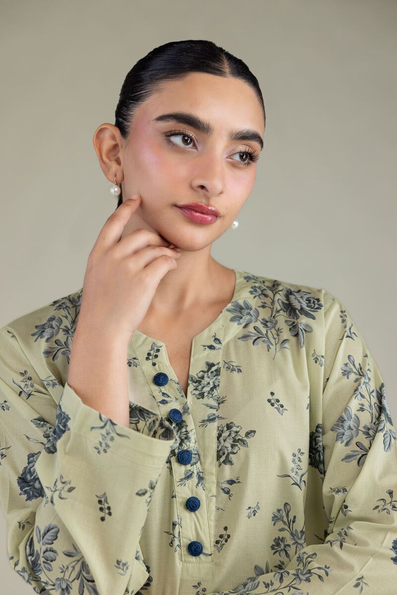 Floral Cambric Kurta