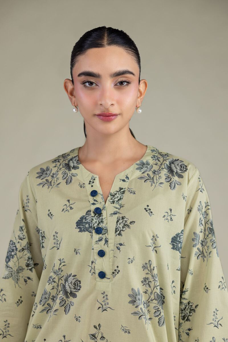 Floral Cambric Kurta