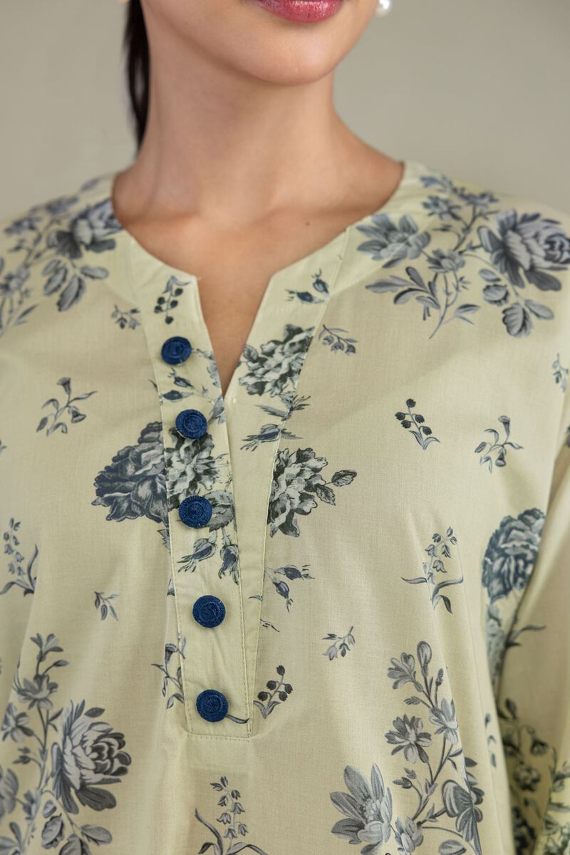 Floral Cambric Kurta