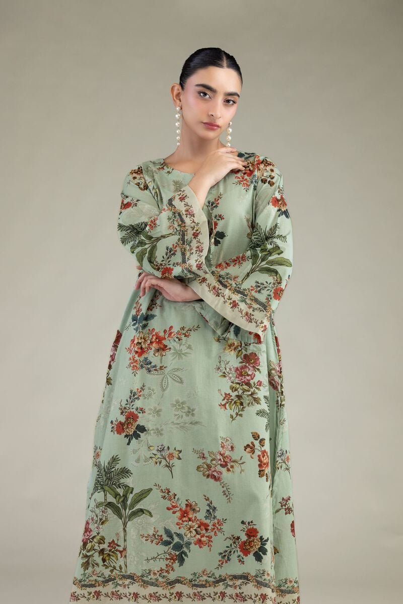 Mint Cambric Kurta