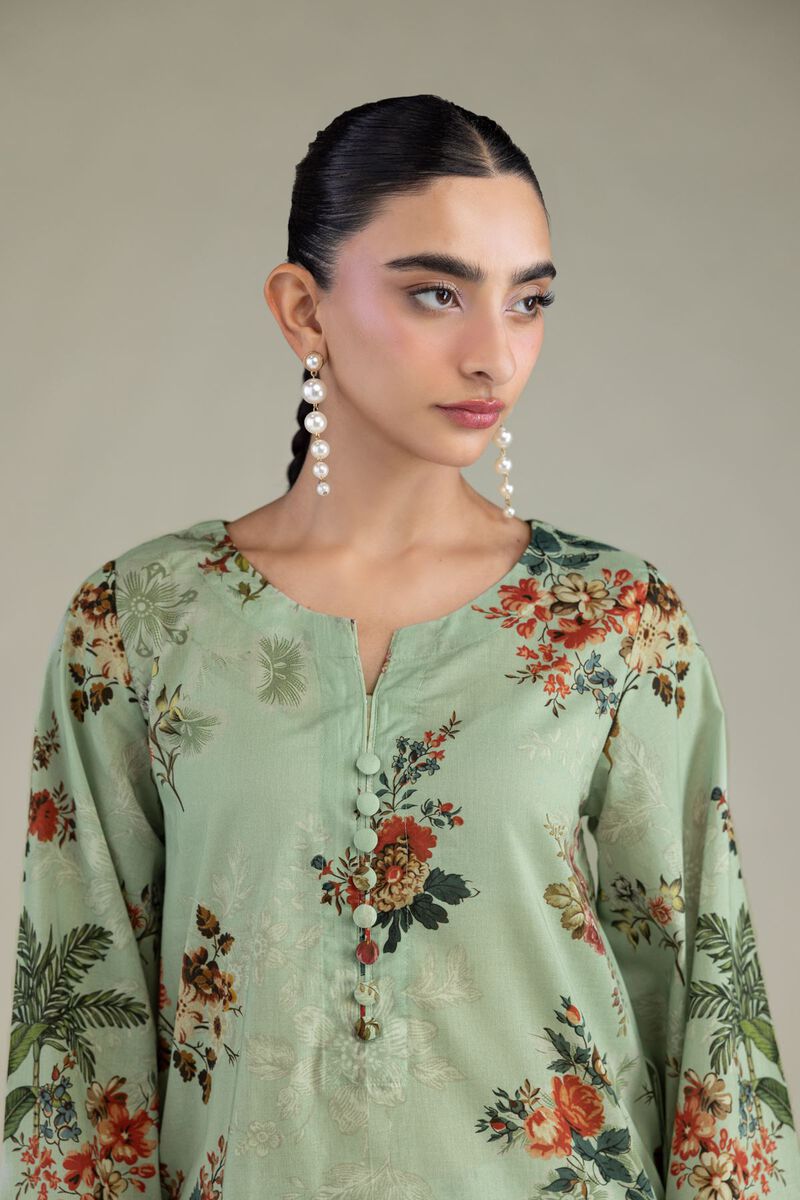 Mint Cambric Kurta