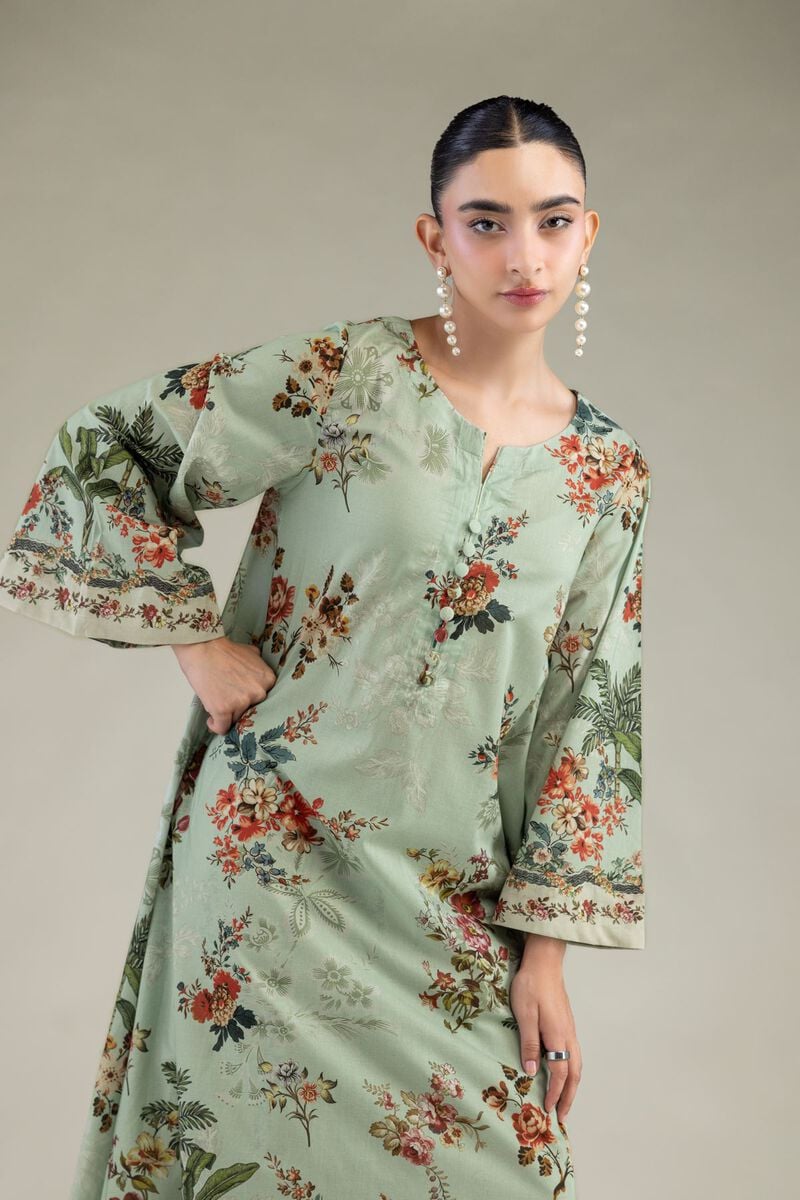Mint Cambric Kurta