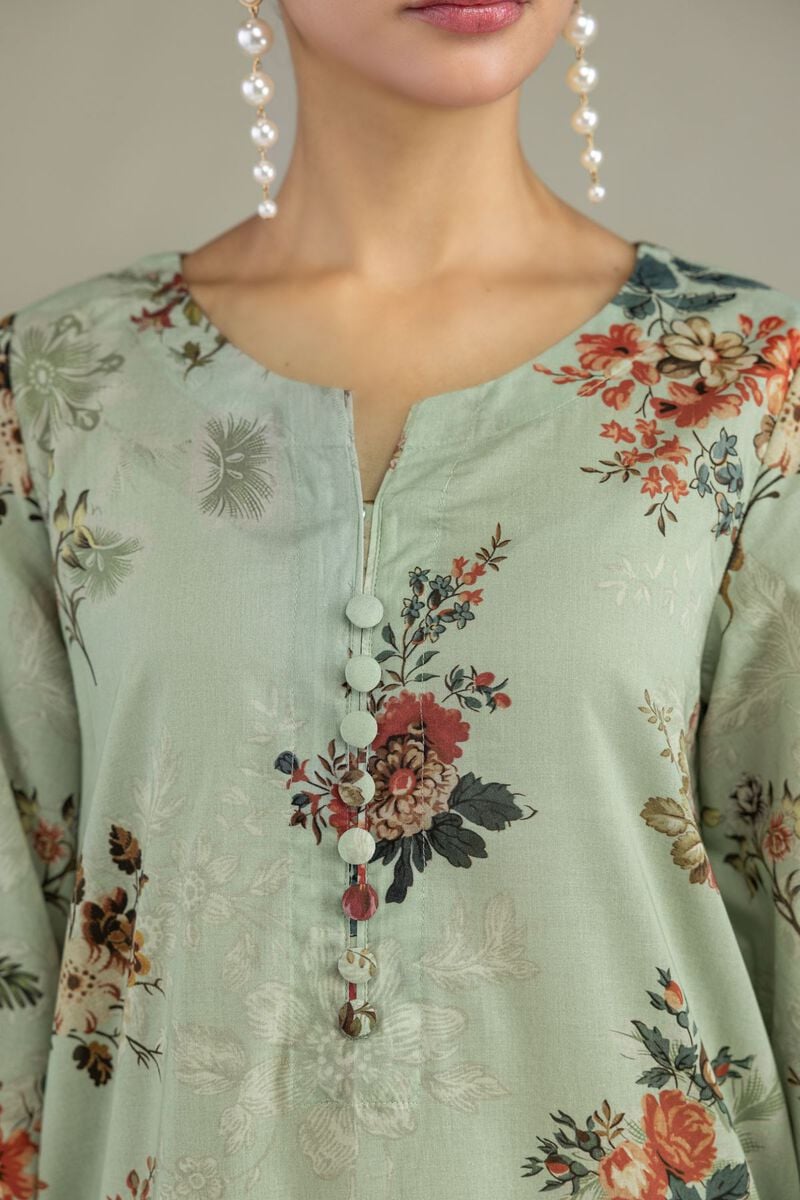 Mint Cambric Kurta