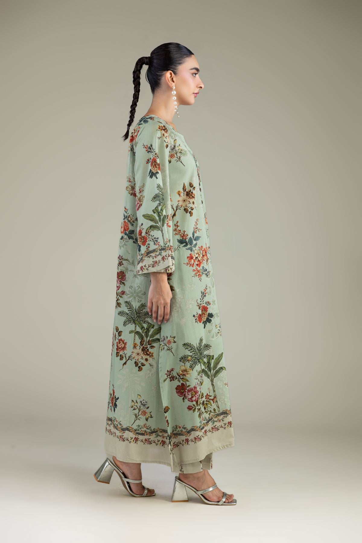 Mint Cambric Kurta