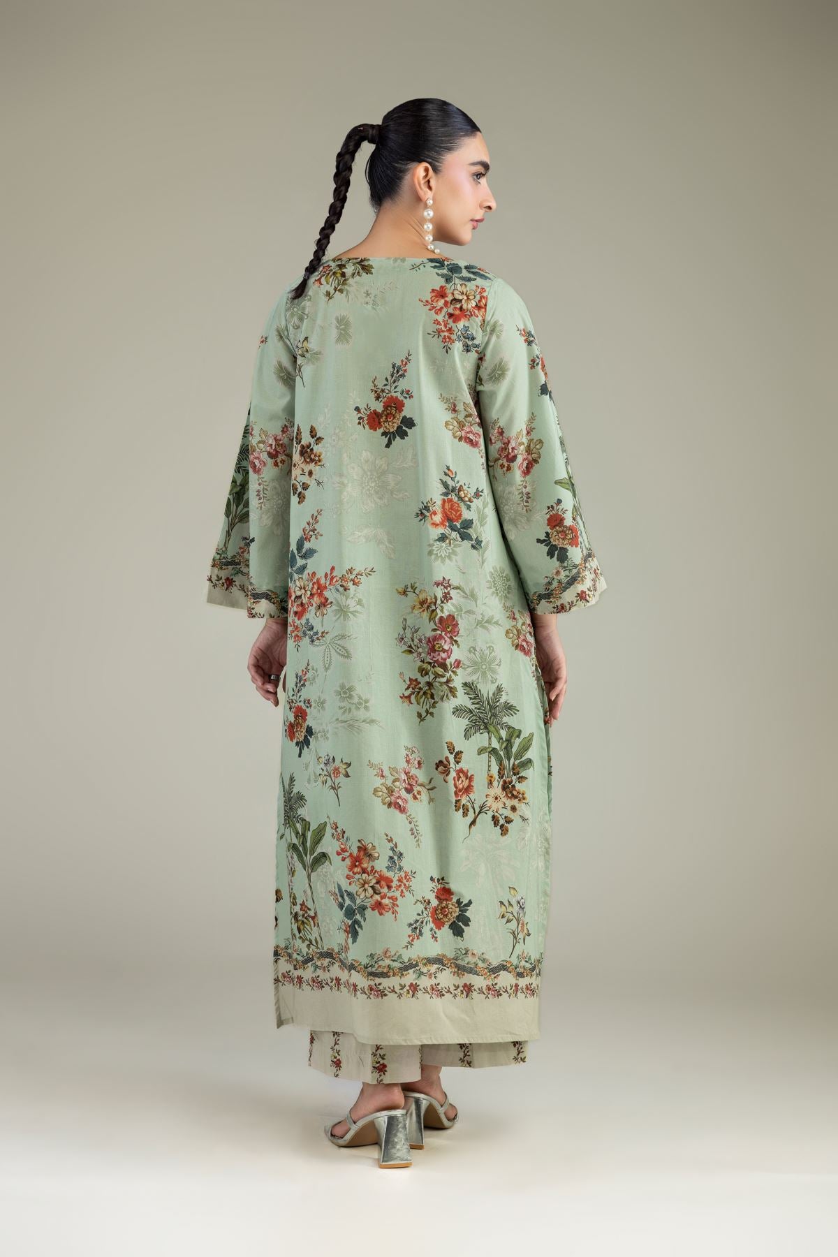 Mint Cambric Kurta