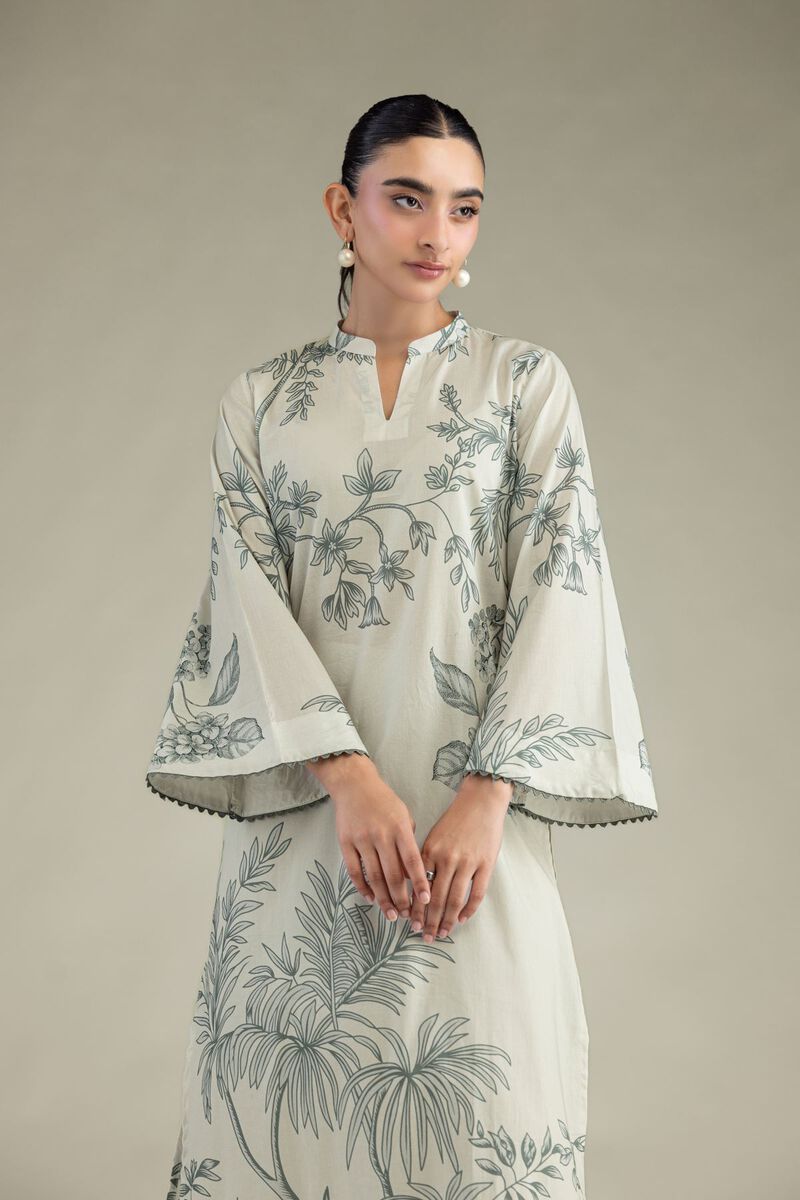 Floral Cambric Kurta