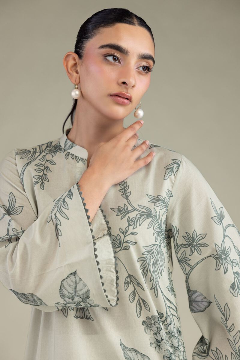 Floral Cambric Kurta
