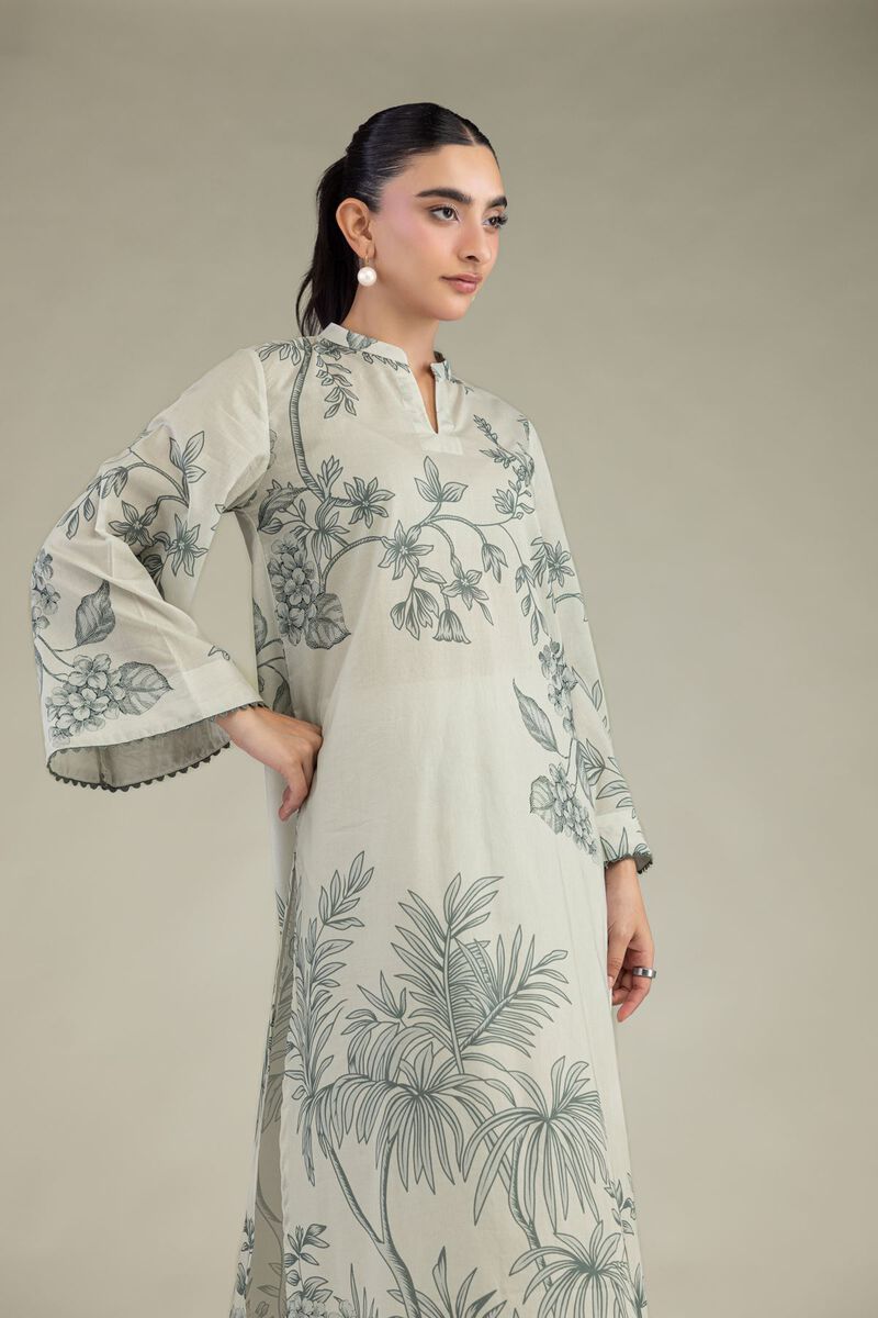 Floral Cambric Kurta