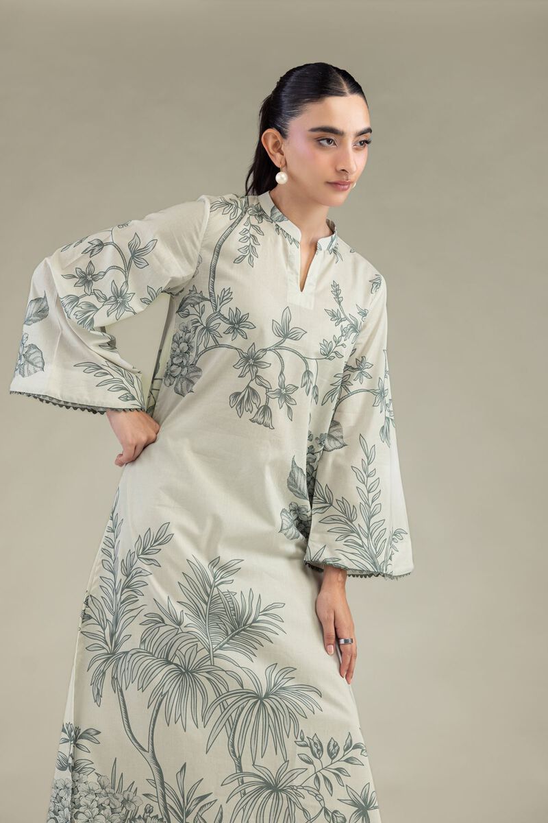 Floral Cambric Kurta