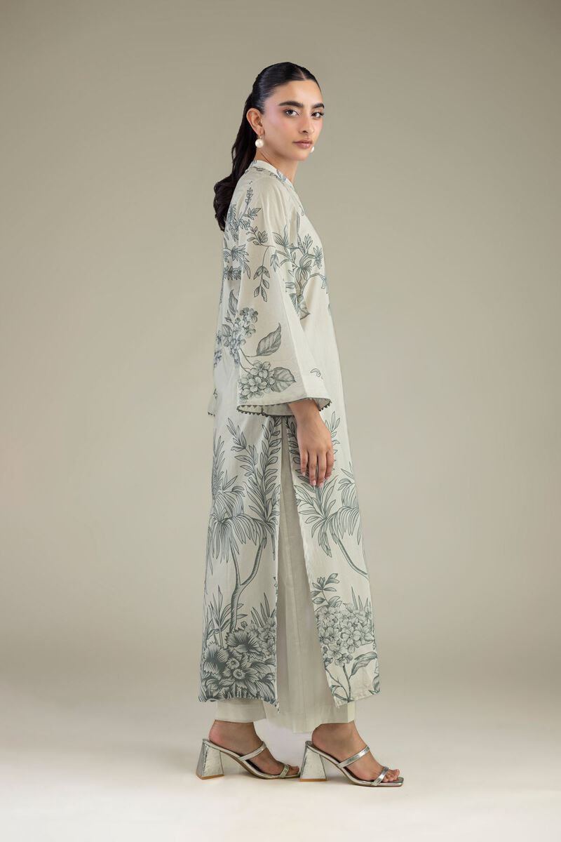 Floral Cambric Kurta