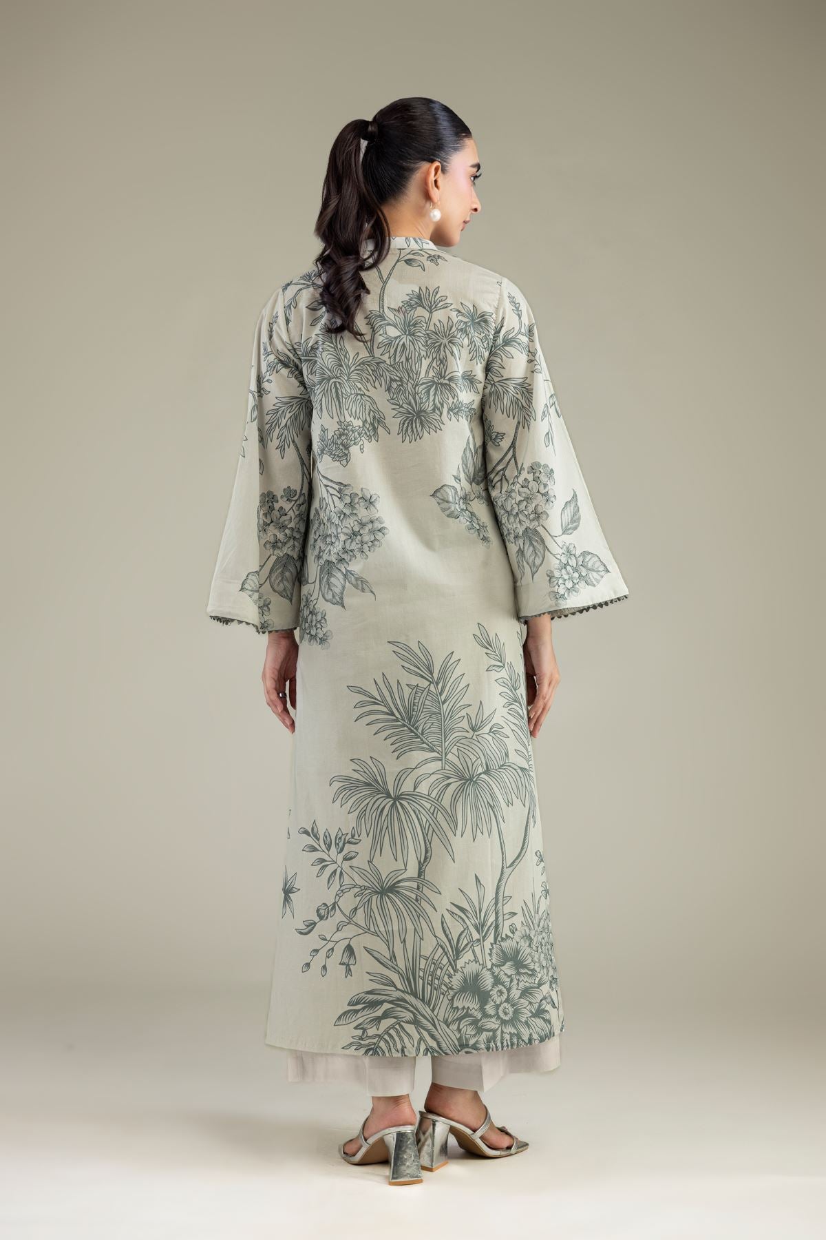 Floral Cambric Kurta