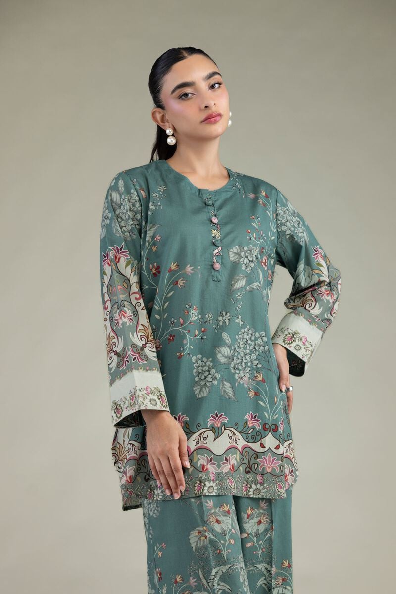 Floral Cambric Kurta