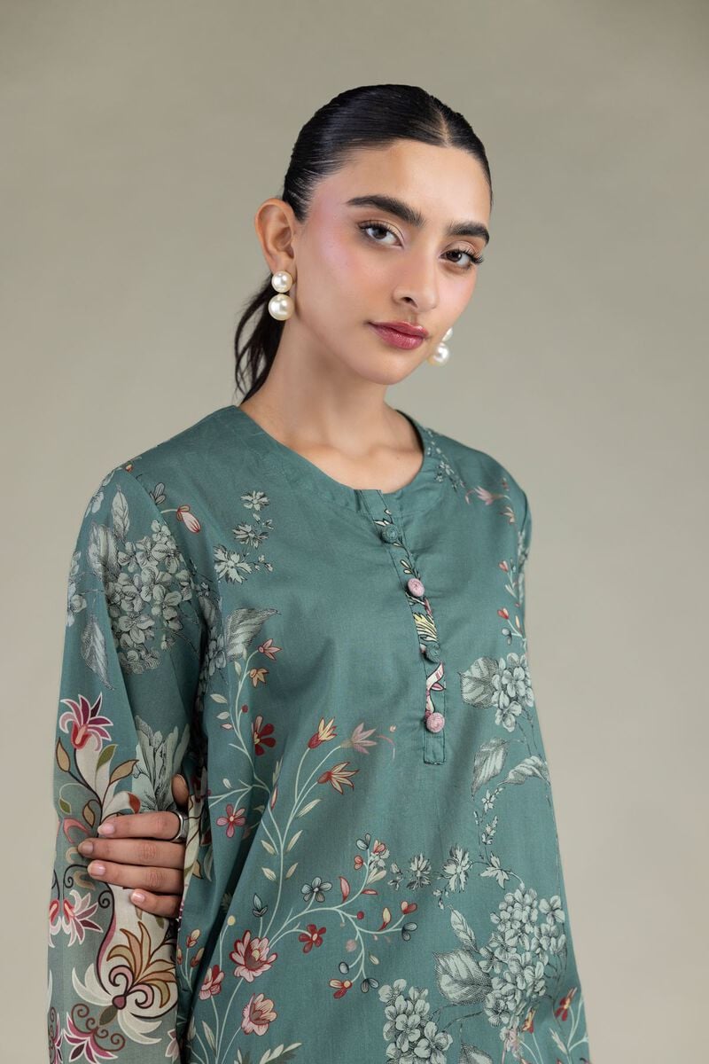 Floral Cambric Kurta