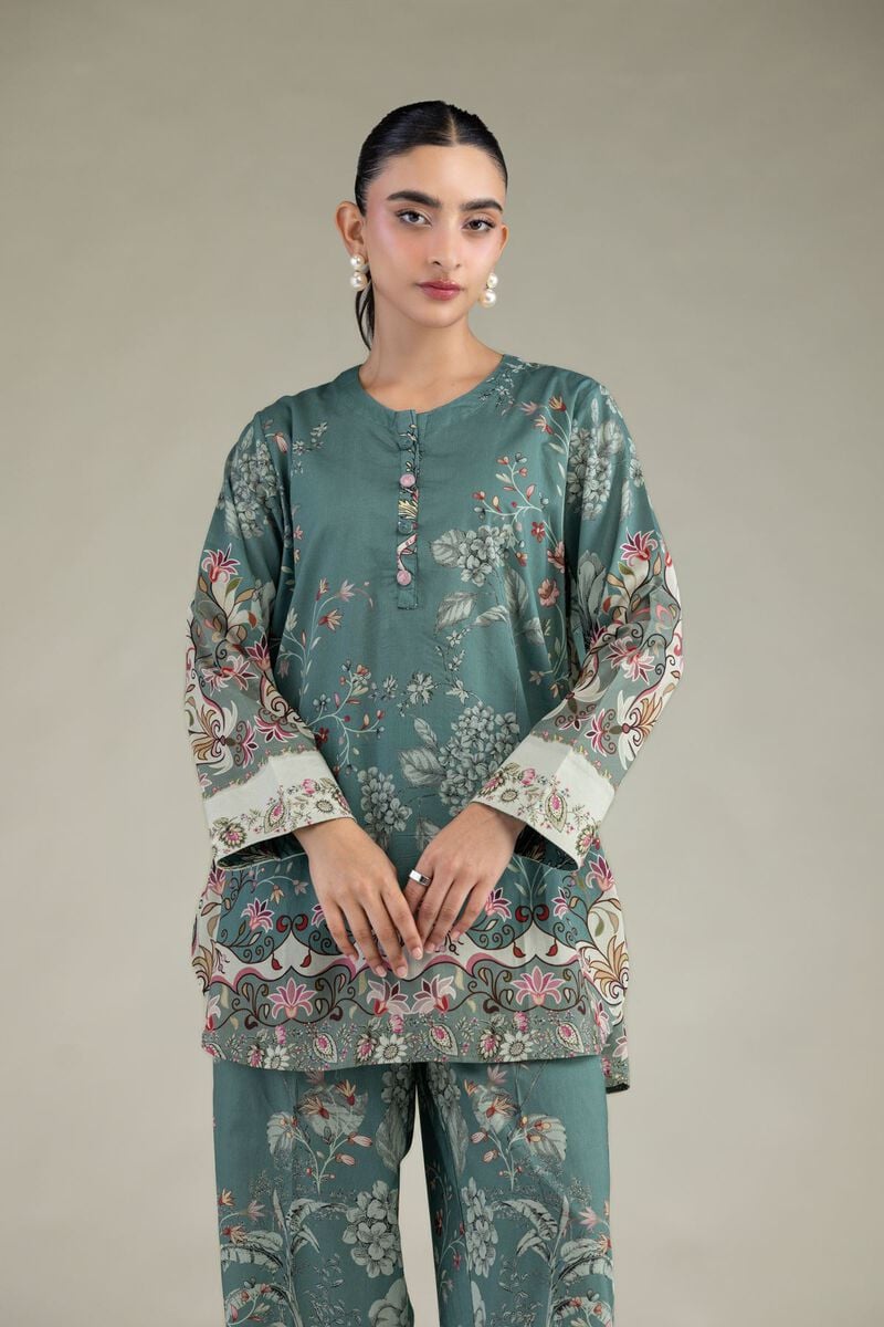 Floral Cambric Kurta