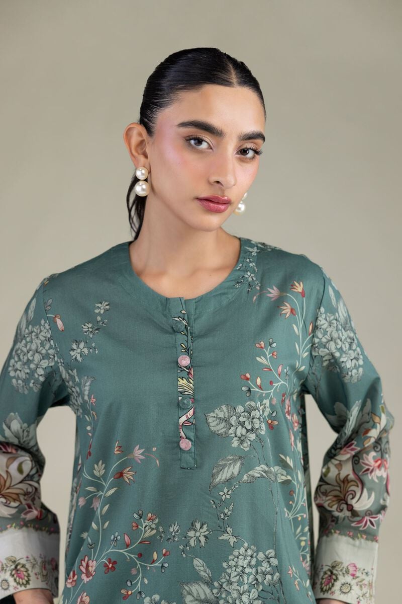 Floral Cambric Kurta