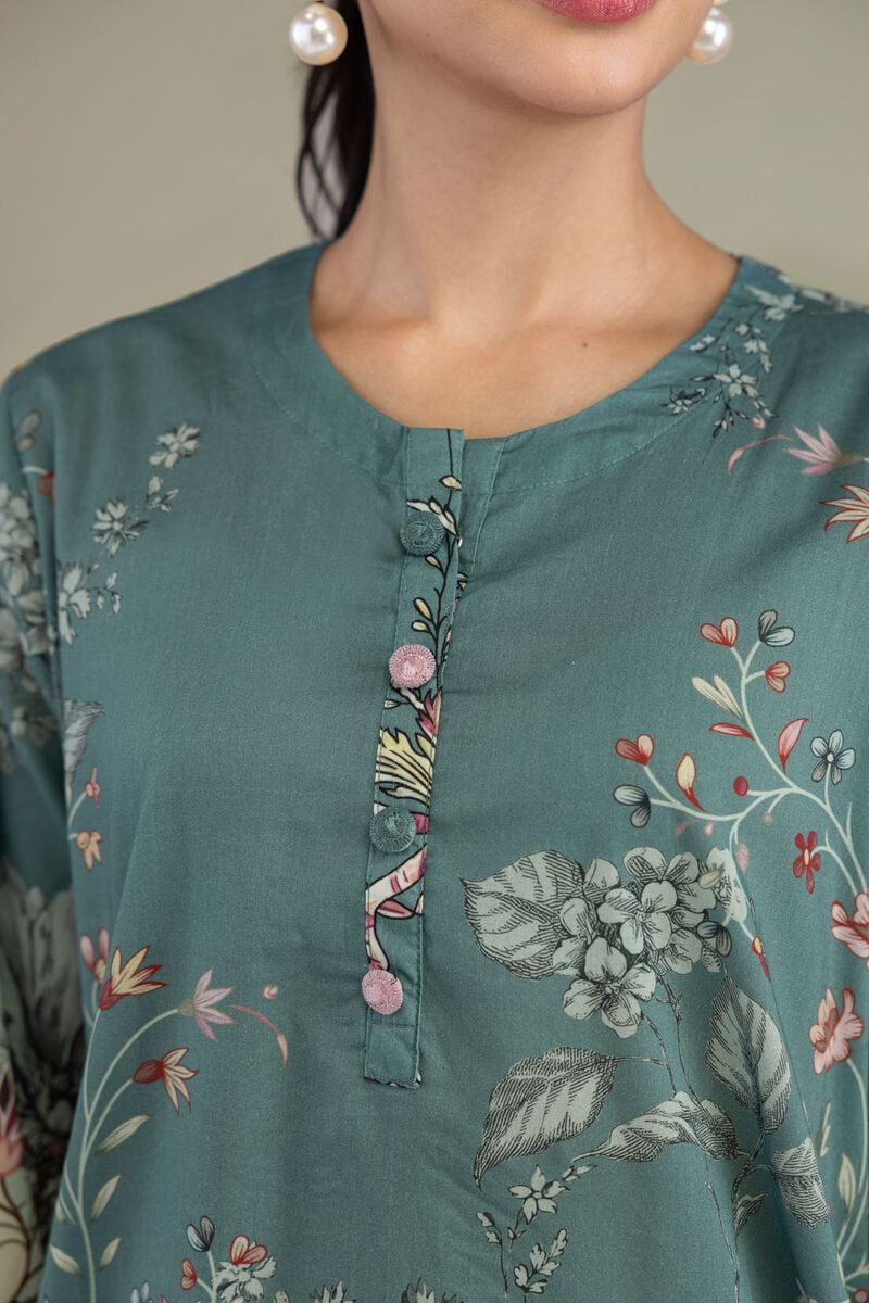 Floral Cambric Kurta