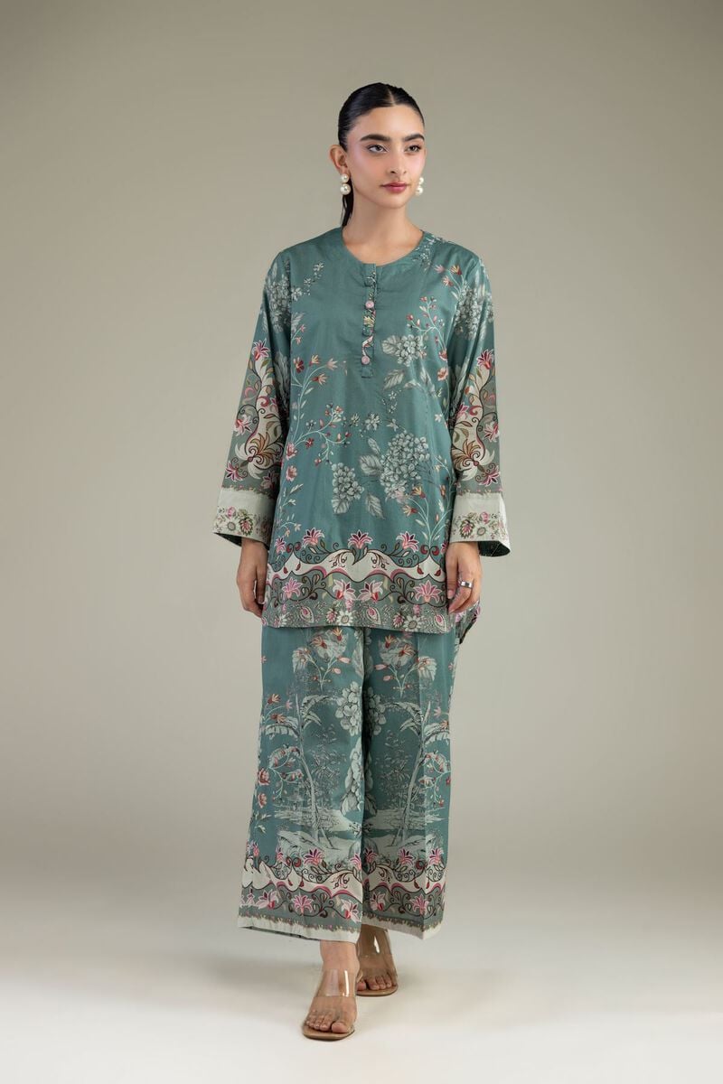 Floral Cambric Kurta