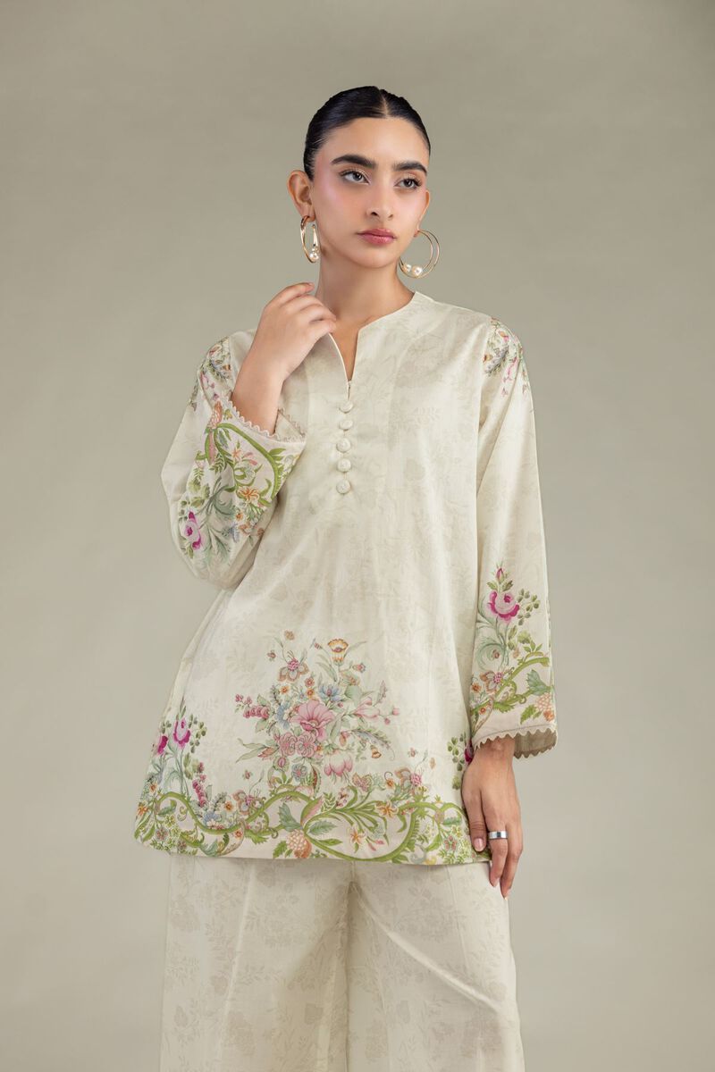 Short V-Neck Kurta