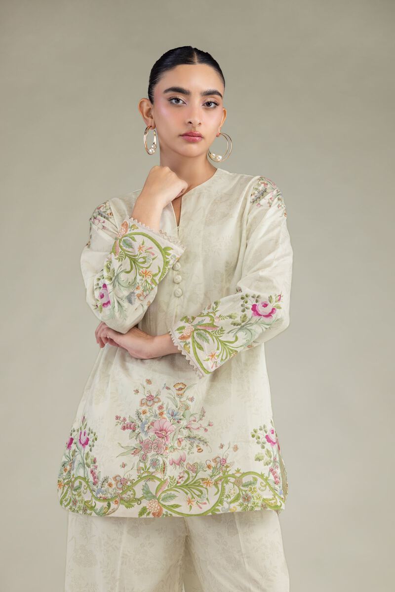 Short V-Neck Kurta