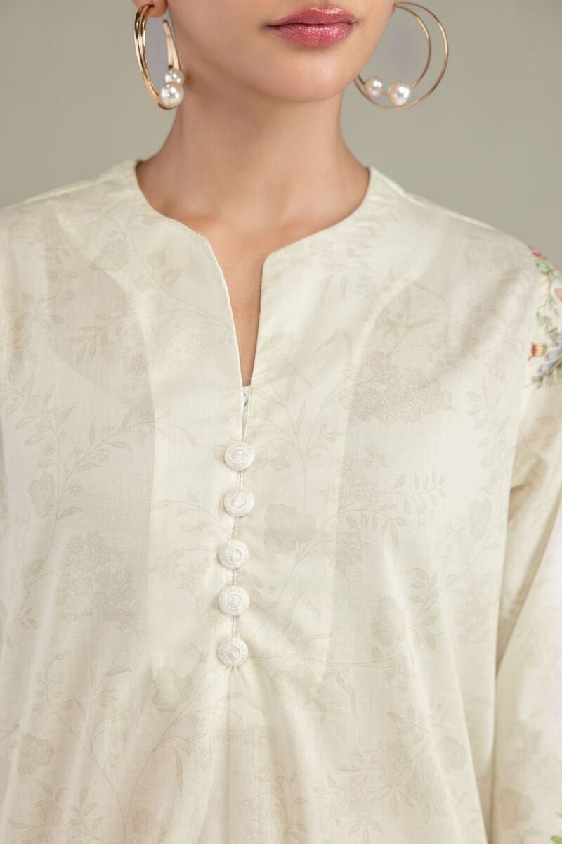 Short V-Neck Kurta