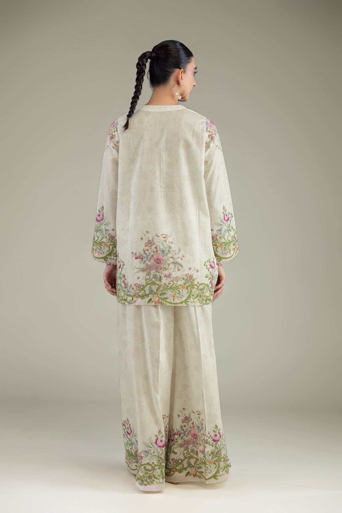 Short V-Neck Kurta