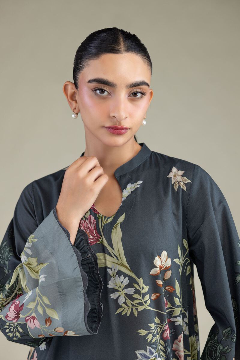 Floral Cambric Kurta