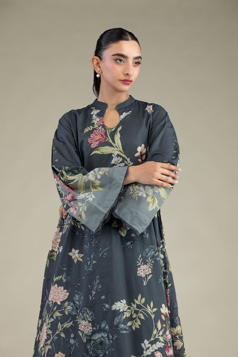 Floral Cambric Kurta