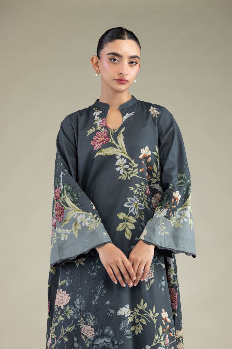 Floral Cambric Kurta