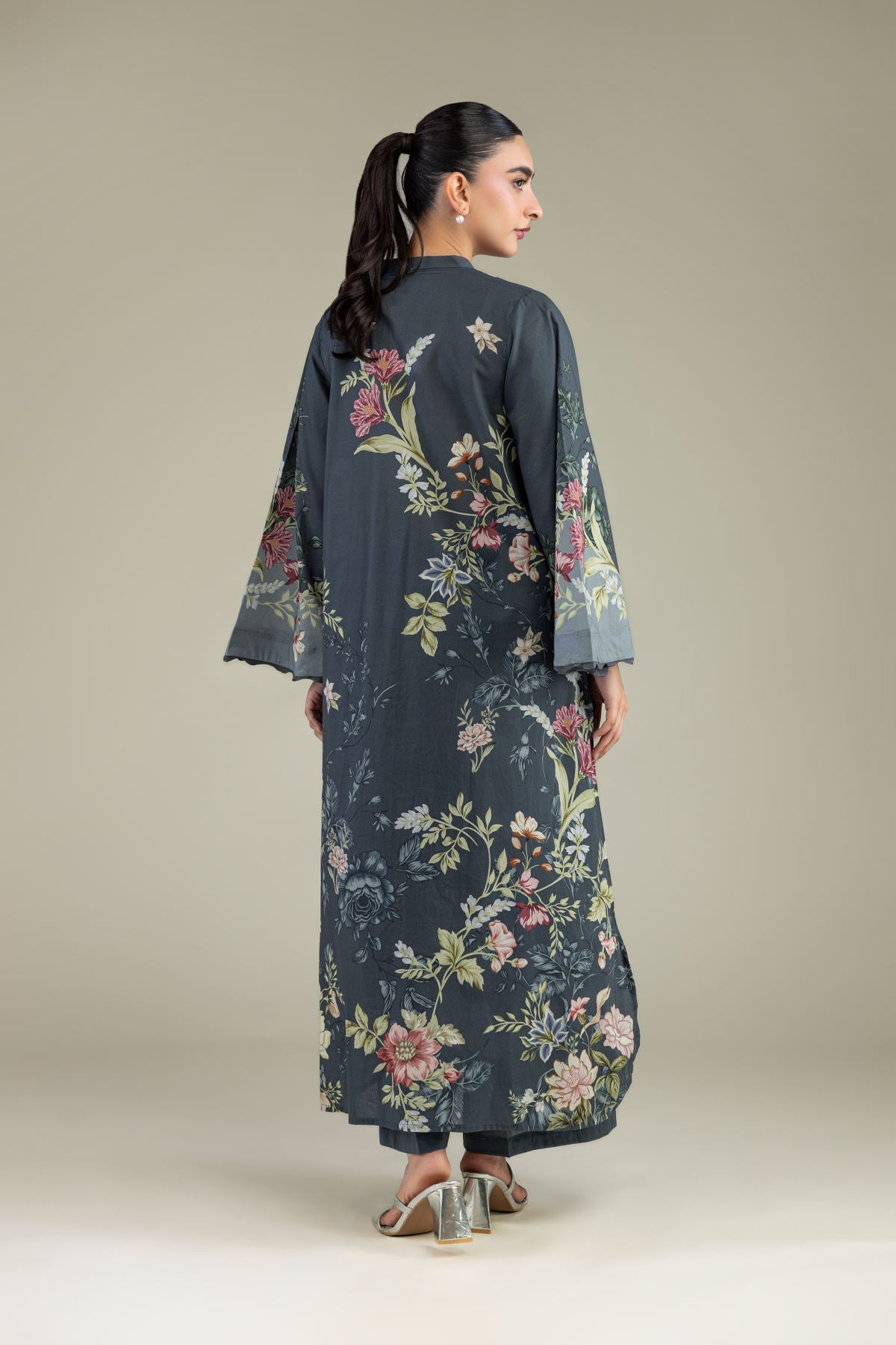 Floral Cambric Kurta