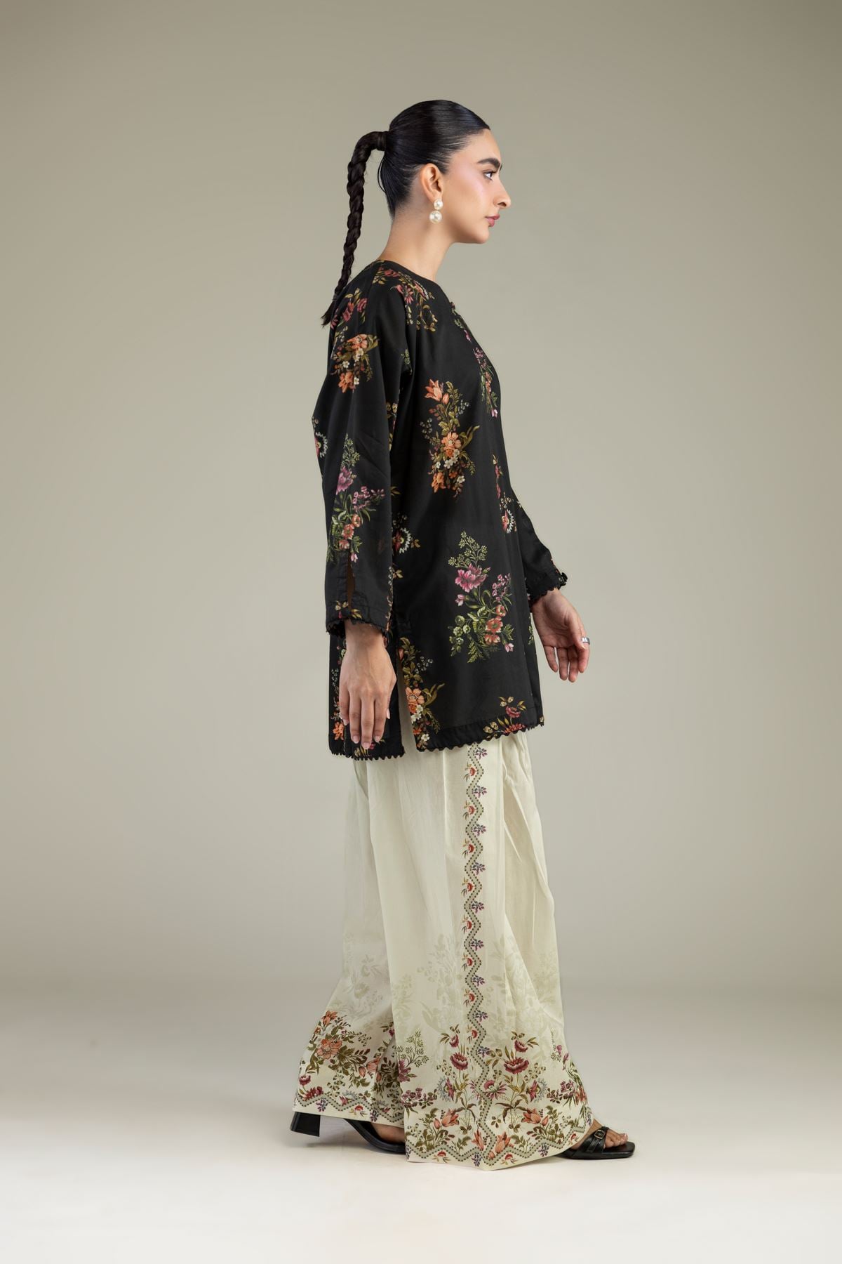 Floral Cambric Shalwar