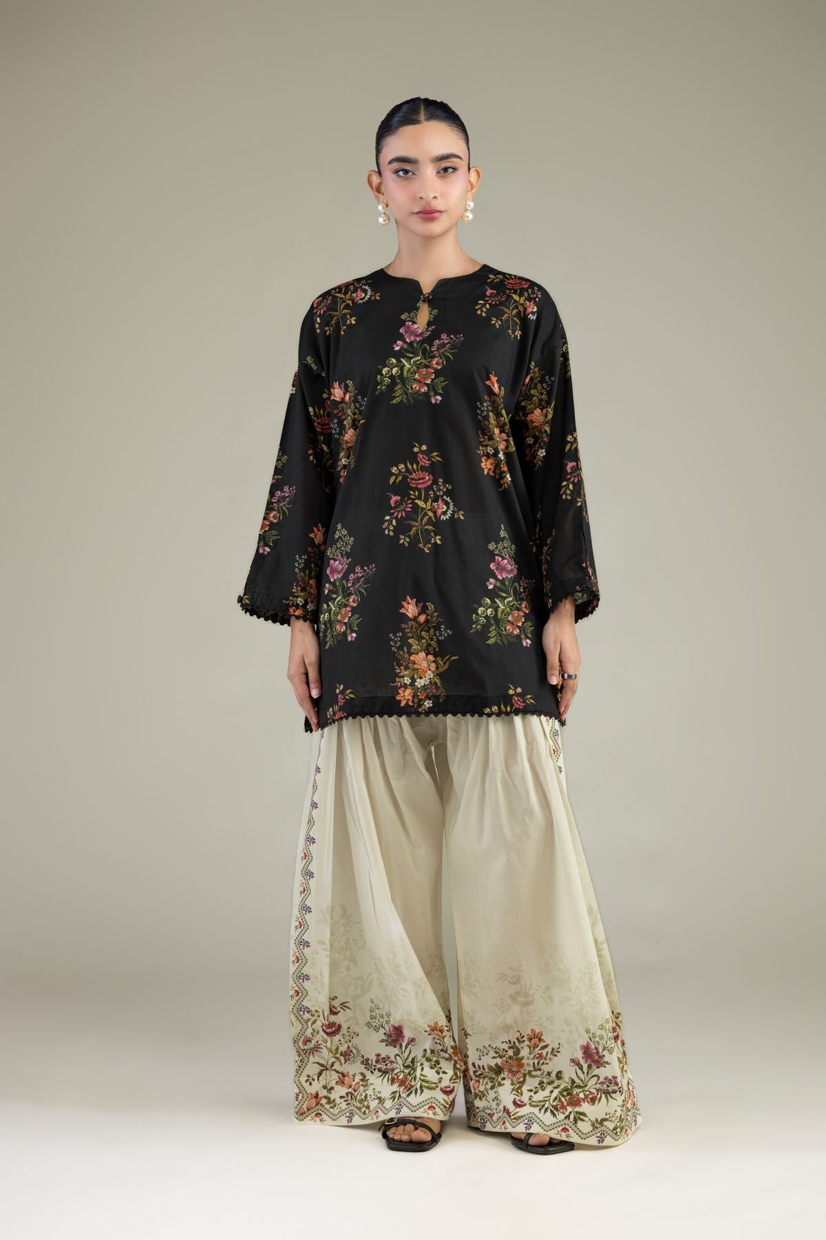 Floral Cambric Shalwar
