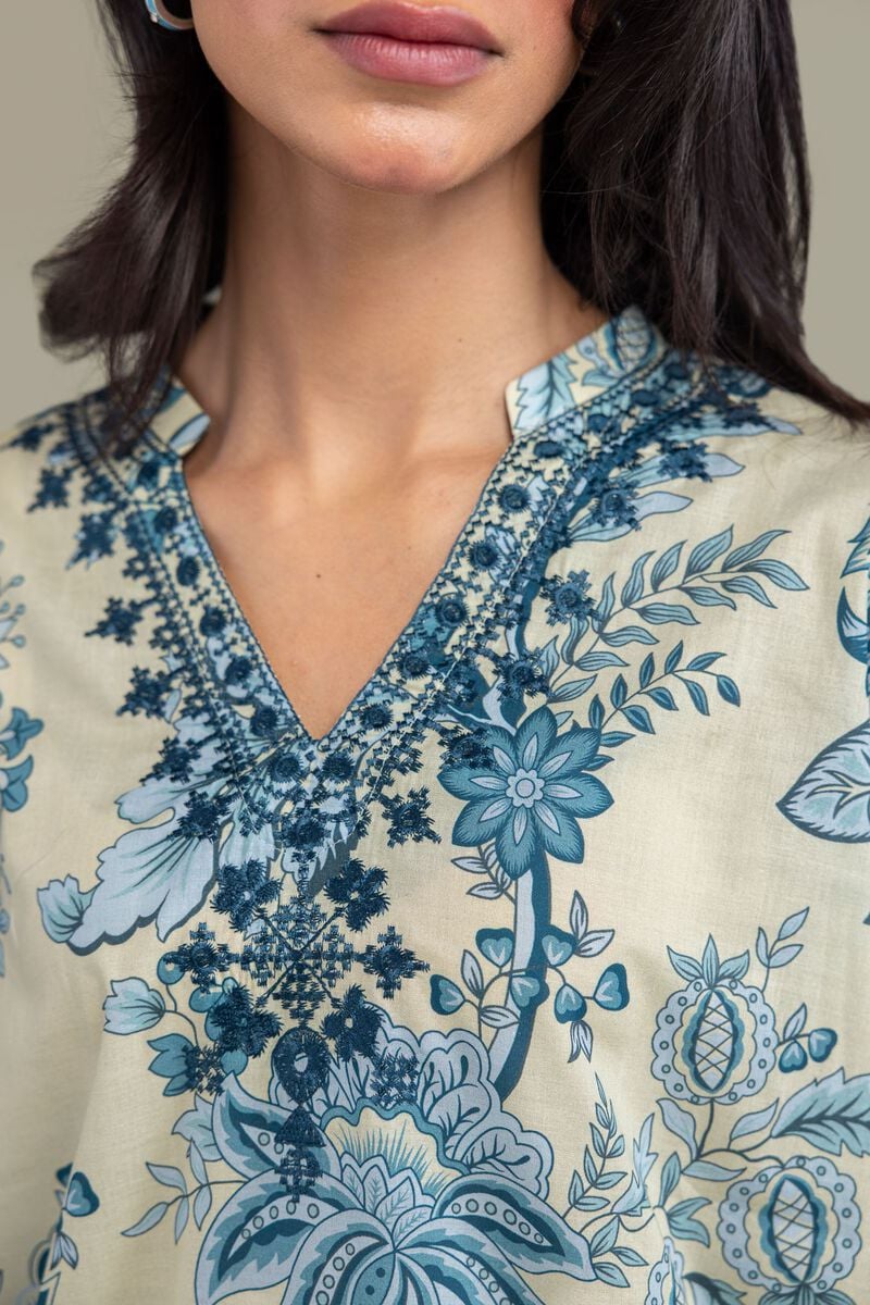 Floral Cambric Kurta