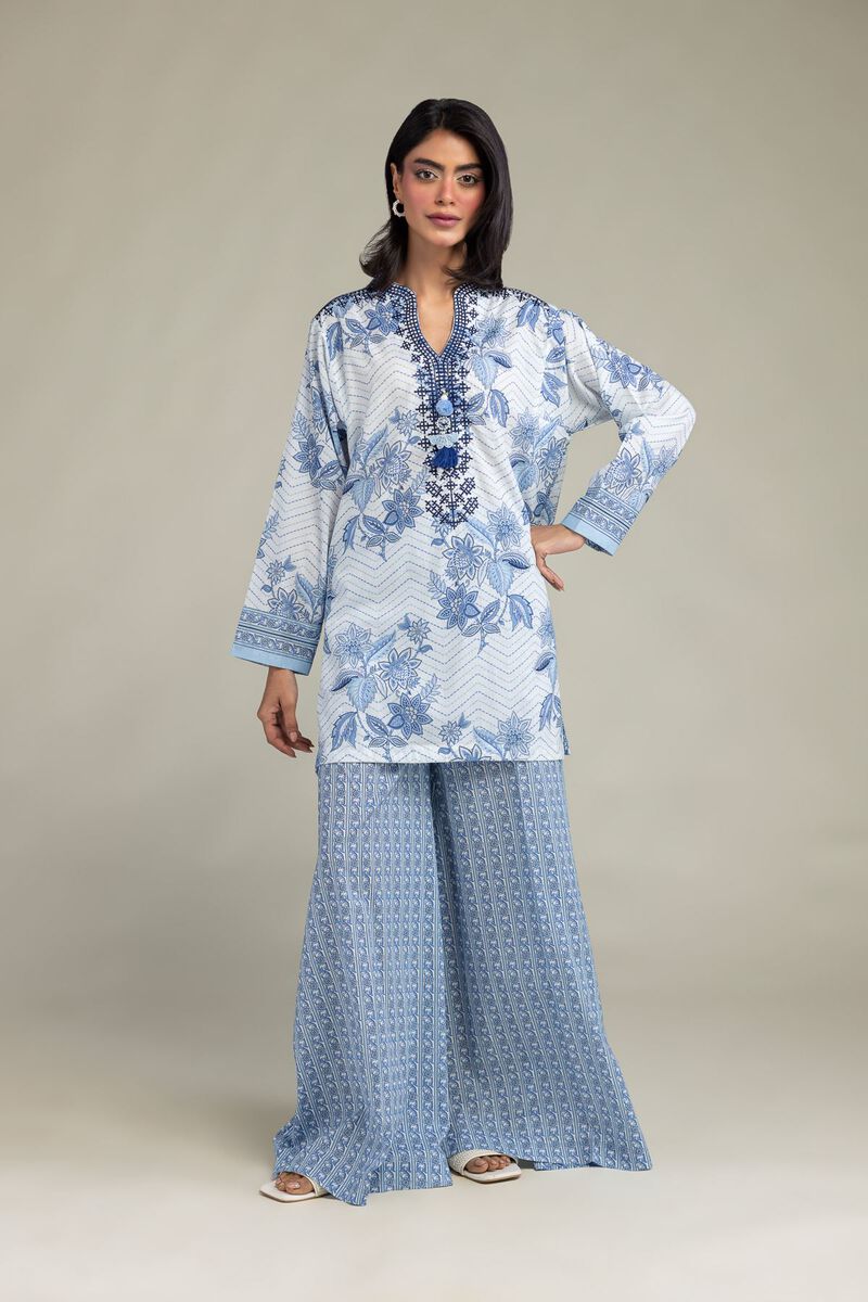 Printed Cambric Pants