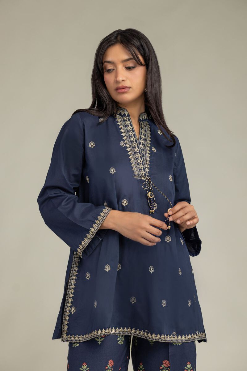 Short Navy Kurta
