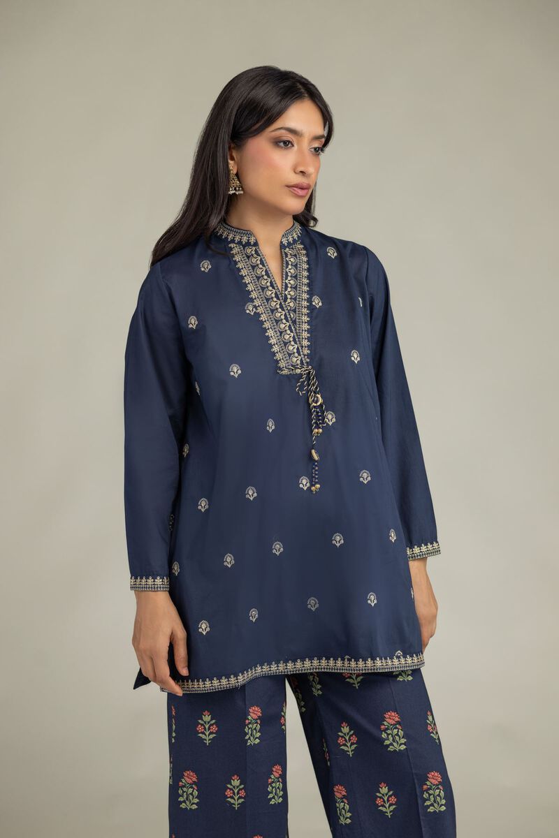 Short Navy Kurta