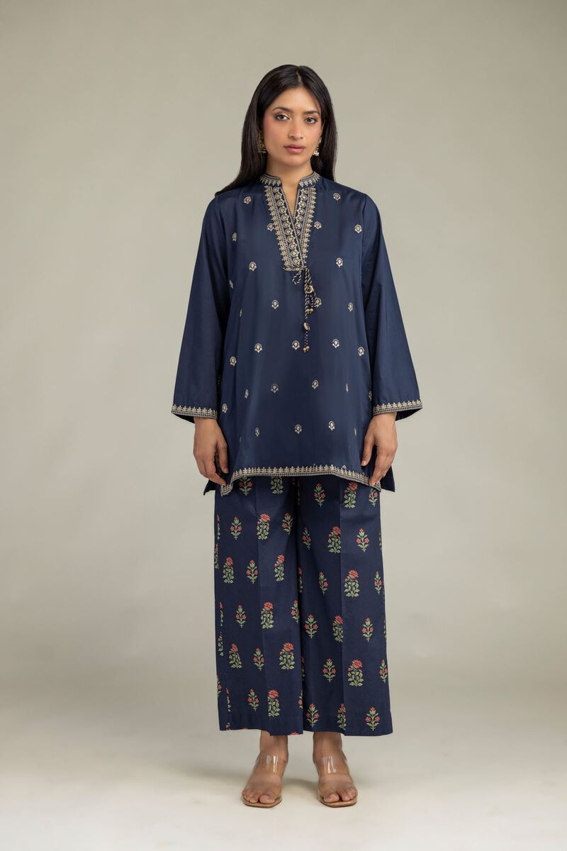 Short Navy Kurta