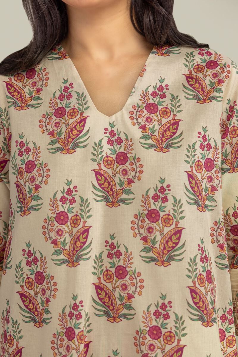 Beige Cambric Kurta