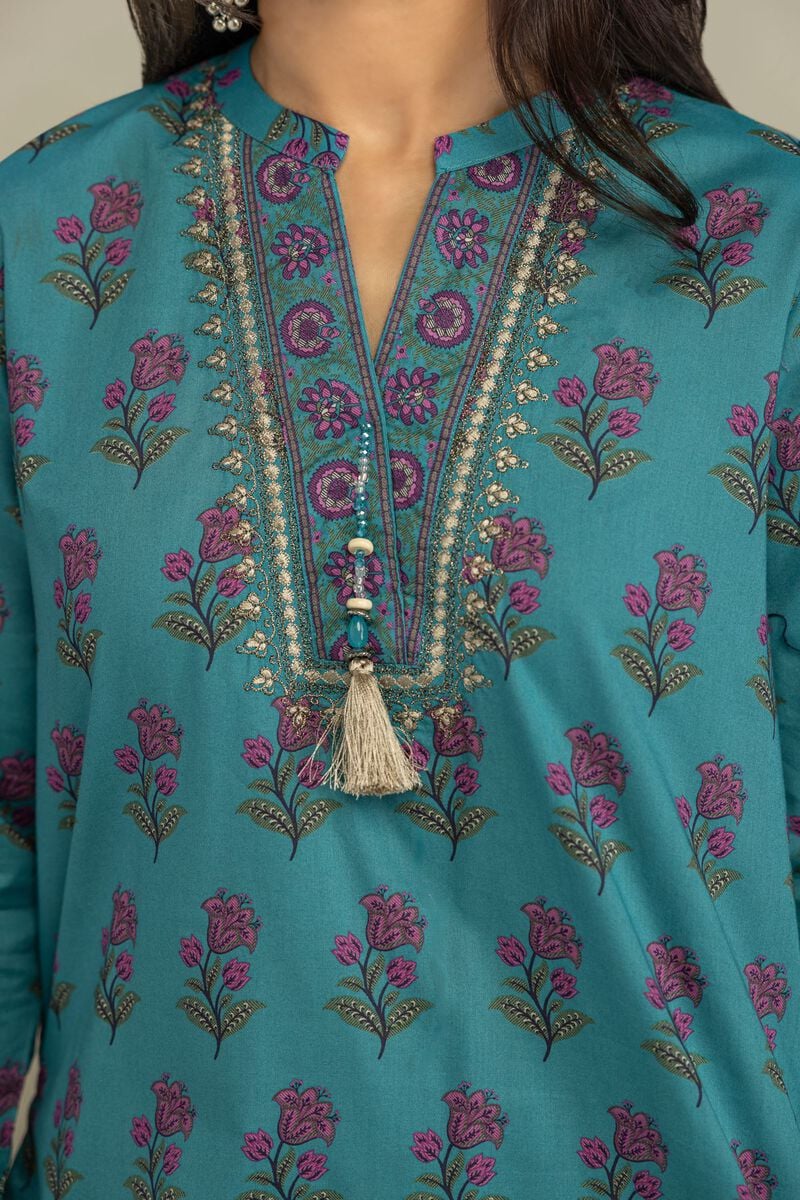 Floral Cambric Kurta