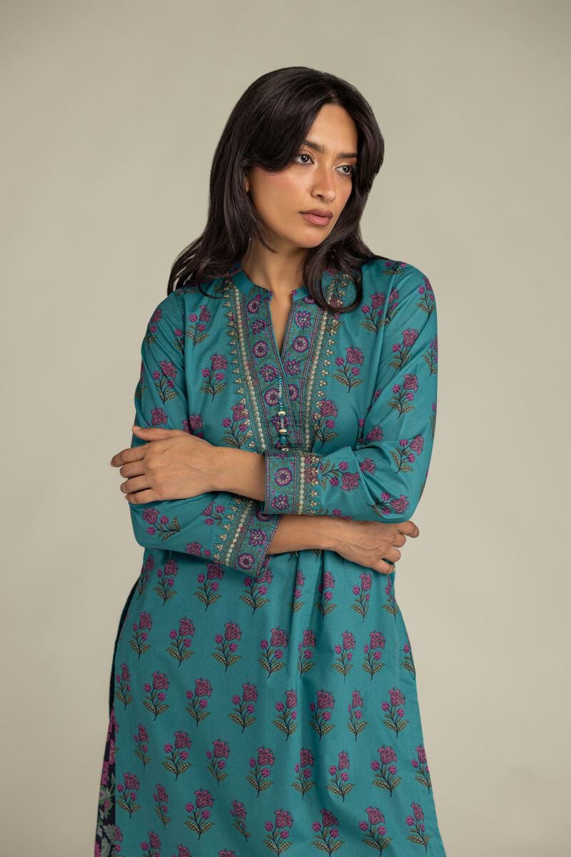 Floral Cambric Kurta